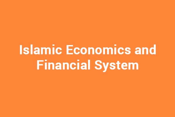 Islamic Economics and Financial System